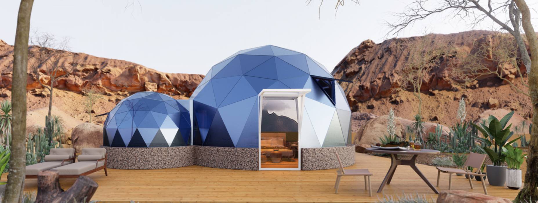 安泽县球形智能光伏玻璃星空房